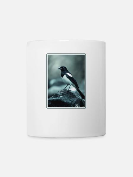 Elstern Elster - Tasse - Weiß
