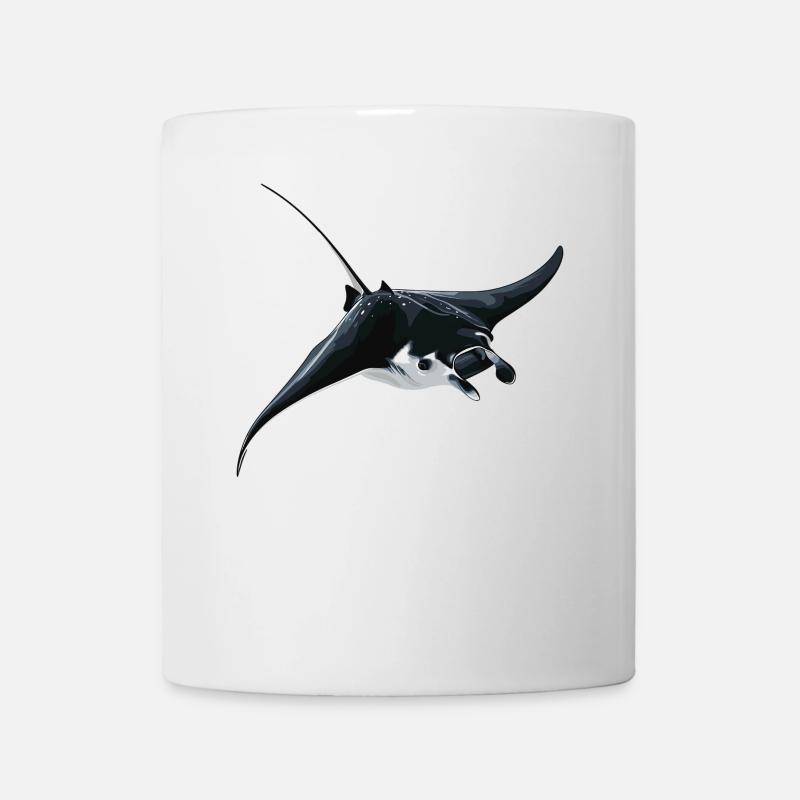 Mantas Manta Rochen - Tasse - Weiß
