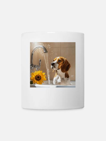 Beagle - Tasse - Weiß