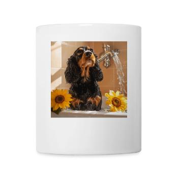 Cocker Spaniel - Tasse - Weiß - Vorne