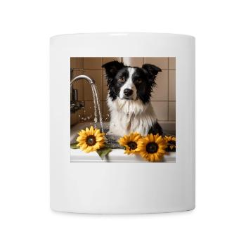 Border Collie - Tasse - Weiß - Vorne