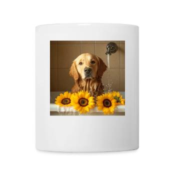 Golden Retriever - Tasse - Weiß - Vorne