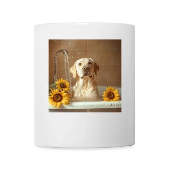 Labrador Retriever - Tasse - Weiß - Vorne