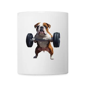 Bulldogge - Tasse - Weiß - Vorne