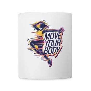 Move Your Body Dynamic Fitness - Mug - white - Front