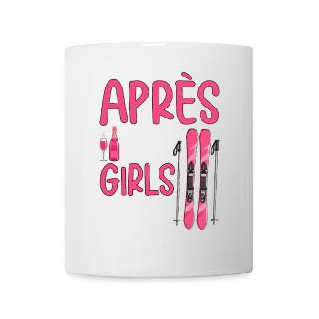 Après-ski pour filles - Mug blanc - blanc - Devant