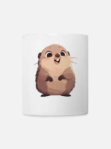 Murmeltiere Murmeltier - Tasse - Weiß