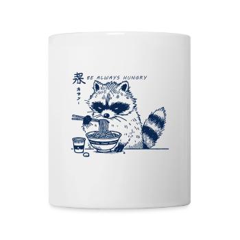 Ramen Nouilles Kawaii Raton laveur Anime Streetwear - Mug blanc - blanc - Devant