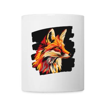 L’art du renard - Mug blanc - blanc - Devant