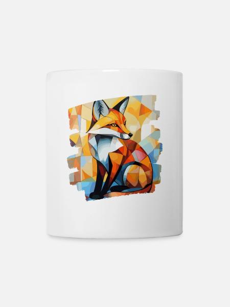 Fuchs - Tasse - Weiß