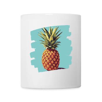 Pineapple 3 png - Mug - white - Front