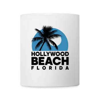 Hollywood Beach USA Florida - Tasse - Weiß - Vorne