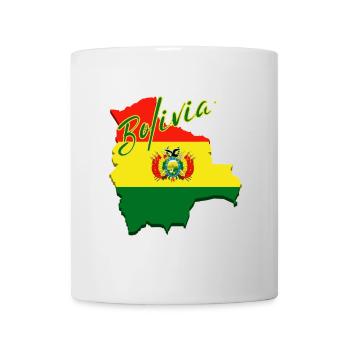 Fierté bolivienne, drapeau bolivien - Mug blanc - blanc - Devant