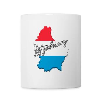 Luxembourg Pride, drapeau luxembourgeois - Mug blanc - blanc - Devant