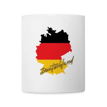 German Pride, Flagge von Deutschland - Tasse - Weiß - Vorne