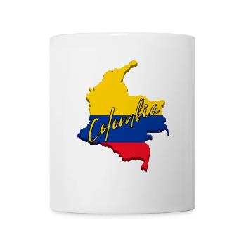 Fierté colombienne, drapeau de la Colombie - Mug blanc - blanc - Devant