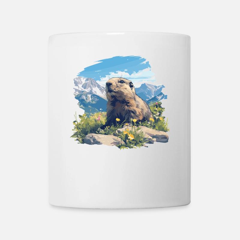Marmottes Marmottes - Mug blanc - blanc