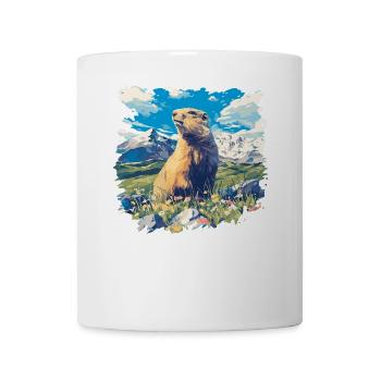 Marmots Groundhog - Mug - white - Front