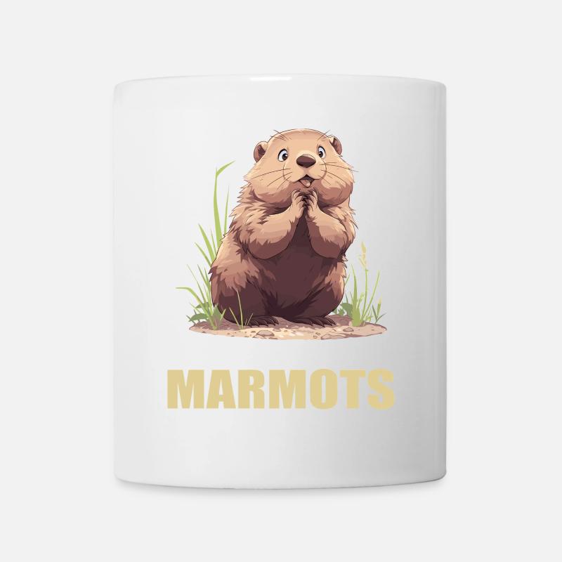 Marmottes Marmottes - Mug blanc - blanc