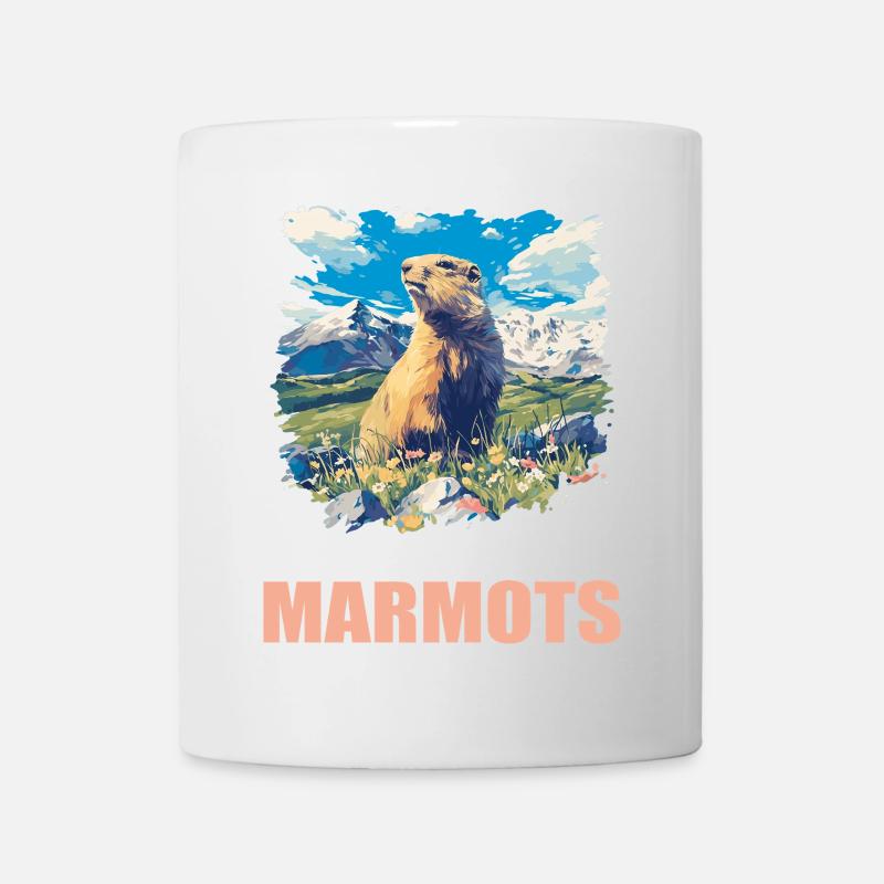 Marmottes Marmottes - Mug blanc - blanc