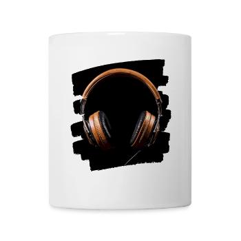 Headphones - Mug - white - Front