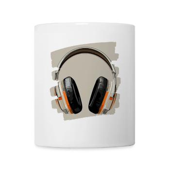 Headphones - Mug - white - Front