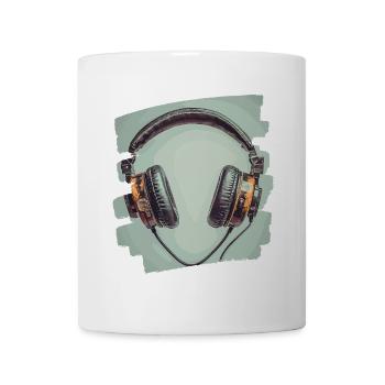 Headphones - Mug - white - Front