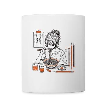 Ramen and Drawing Japanese Streetwear Aesthetics - Mug - white - Front