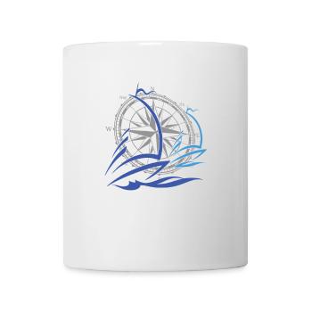 1 Capitaine Sailor Windrose - Mug blanc - blanc - Devant