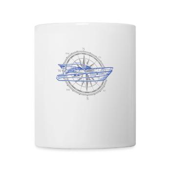 5 Capitaine Sailor Windrose - Mug blanc - blanc - Devant