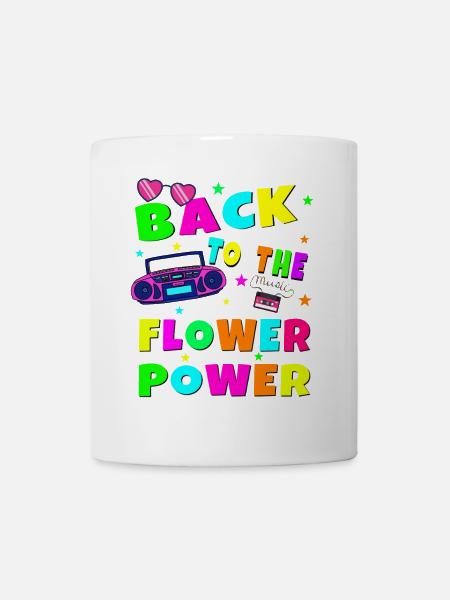 Retro Party 80er 70er 90er Musik Festival Geschenk - Tasse - Weiß