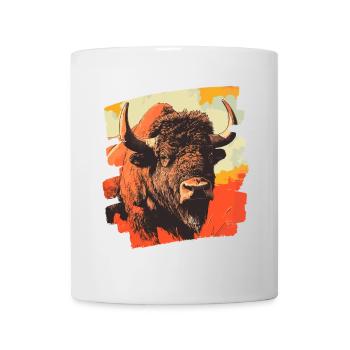 Buffalo - Mug - white - Front
