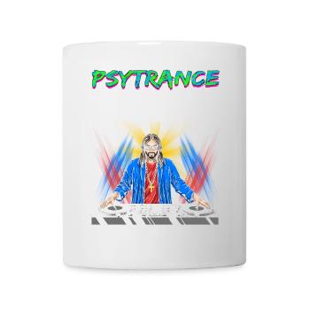 Techno House Party EDM Festival Goa Rave Psytrance - Tasse - Weiß - Vorne