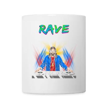 Rave Techno House Party EDM Festival Goa Electro - Tasse - Weiß - Vorne