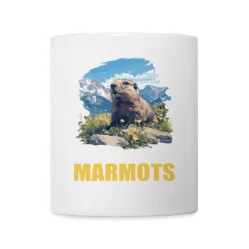Marmots Groundhog - Mug - white - Front