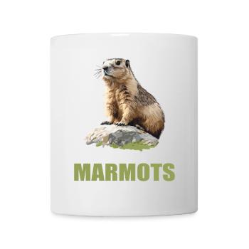 Marmottes Marmottes - Mug blanc - blanc - Devant