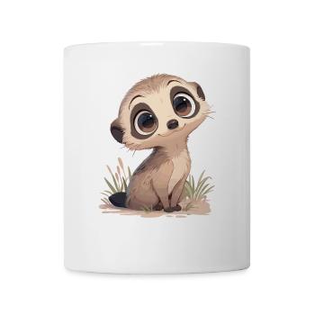 Meerkat Erdmännchen - Tasse - Weiß - Vorne