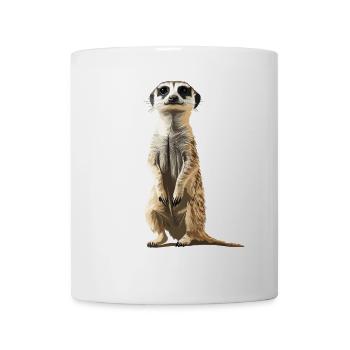 Meerkat Erdmännchen - Tasse - Weiß - Vorne