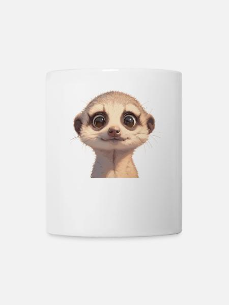 Meerkat Erdmännchen - Tasse - Weiß