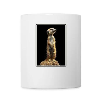 Meerkat Erdmännchen - Tasse - Weiß - Vorne