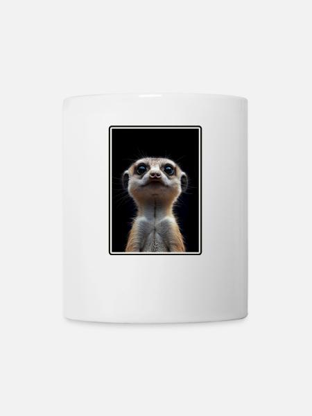 Meerkat Erdmännchen - Tasse - Weiß