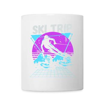 Retro Ski Trip Neon Graphic - Mug - white - Front