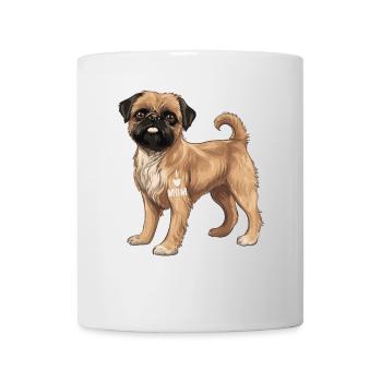 Zu Hause Ist Mein Brüsseler Griffon - Tasse - Weiß - Vorne
