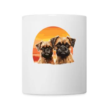 Zu Hause Ist Mein Brüsseler Griffon - Tasse - Weiß - Vorne
