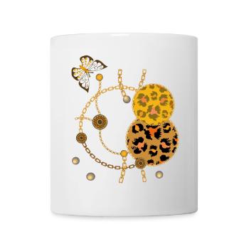 Fantasie geometrische Figur - Tasse - Weiß - Vorne