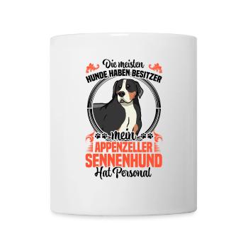 Sennenhund hat Personal Appenzeller Sennenhund - Tasse - Weiß - Vorne