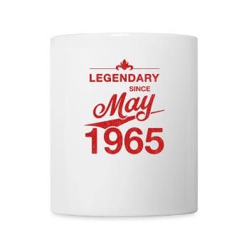 60th Birthday Legendary since May 1965 Volume 65 - Mug - white - Front