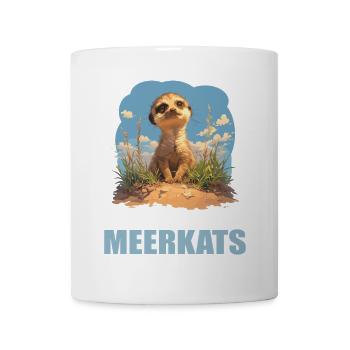 Meerkat Erdmännchen - Tasse - Weiß - Vorne