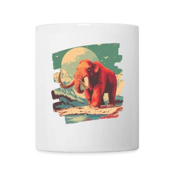 Mammouth - Mug blanc - blanc - Devant