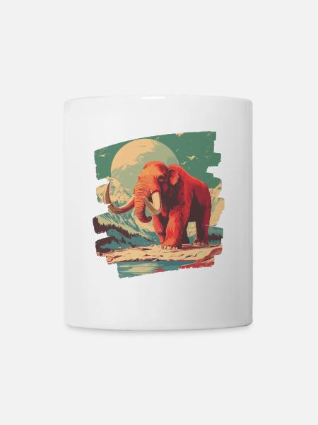 Mammut - Tasse - Weiß